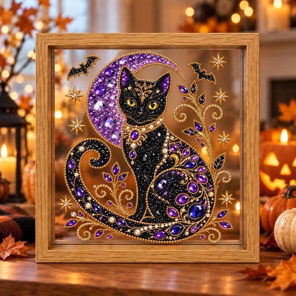 New Framed Clear Diamond Painting Pearl Art KitOn Sale