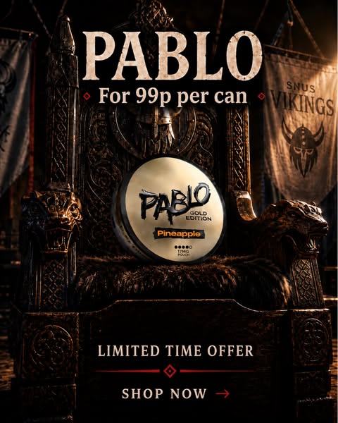 Search: 115 results found for "pablo gold pineapple" - Snus Vikings