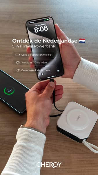 Blijkbaar is dit dé reisoplader