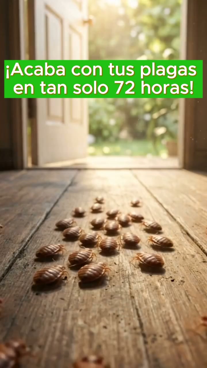 Por fin, di adiós a las chinches.