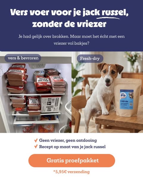 Gratis proefzak jack russell