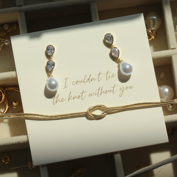Knot Bracelet + Earring Sets!