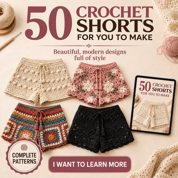 50 Crochet Shorts