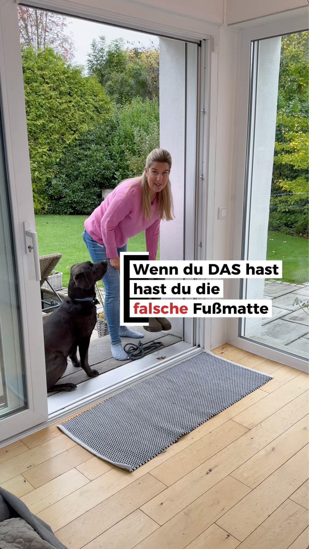 Schmutzfangmatte für Hund & Mensch