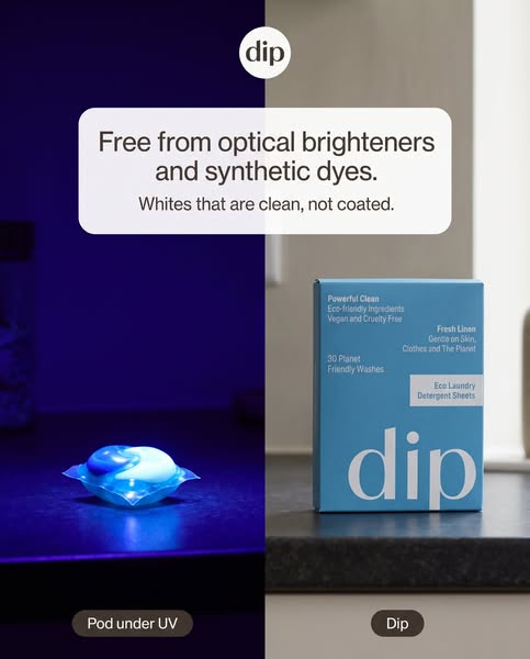 Your Detergent Glows Under UV