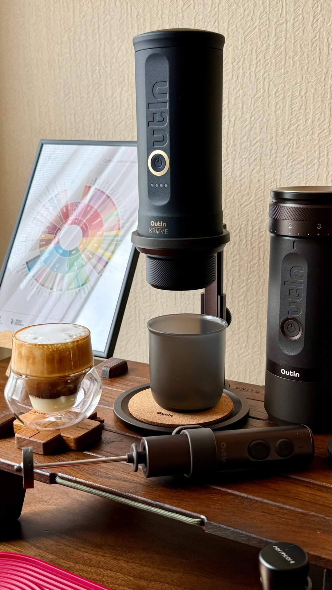 Anúncio de Outin Portable Electric Espresso Machine