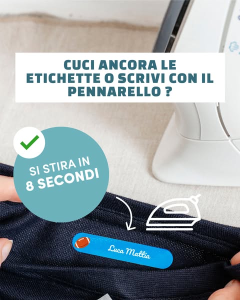 Etichette termoadesive | in 8 secondi
