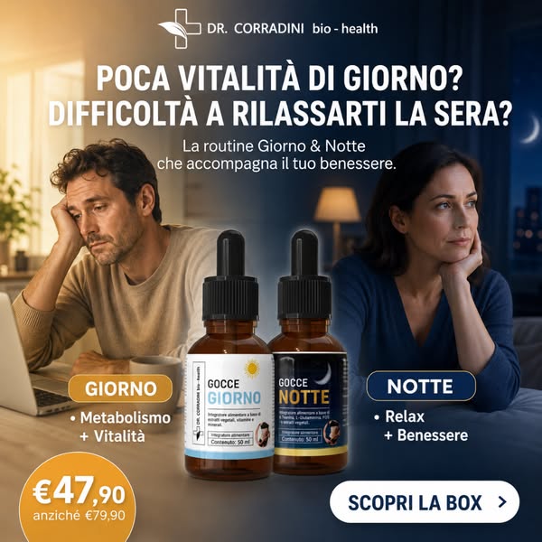 Energia di giorno, relax di notte