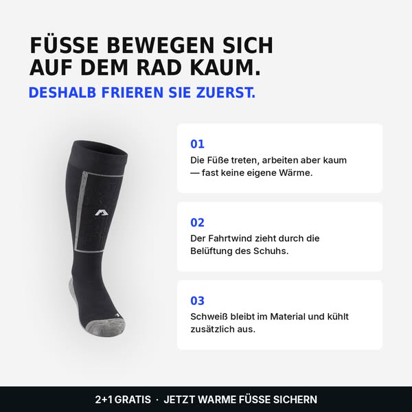Endlich warme Füße