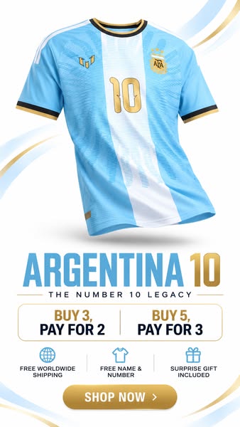 ARGENTINA × MESSI — UNA CAMISETA PARA EL CAPÍTULO FINAL