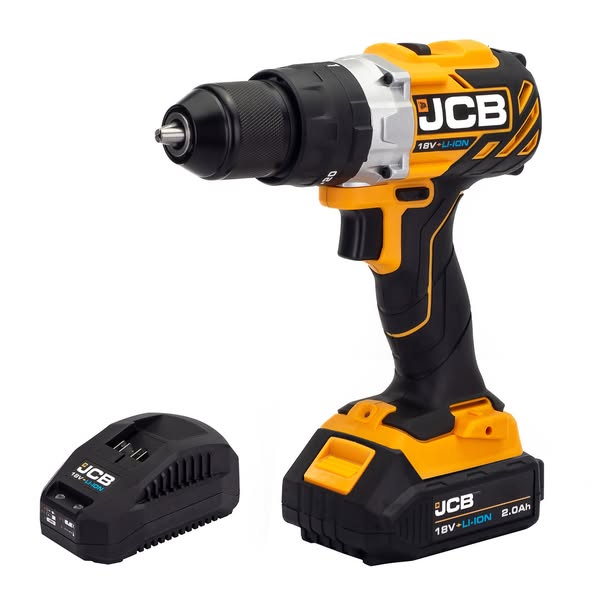 JCB 18V 65Nm Brushless Combi Drill with 2.0Ah Li-ion Battery