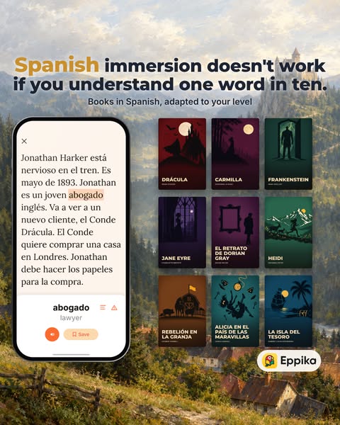 Spanish, not one in ten