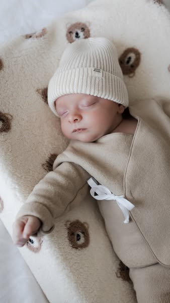 Teddy aankleedkussenhoes beertjes