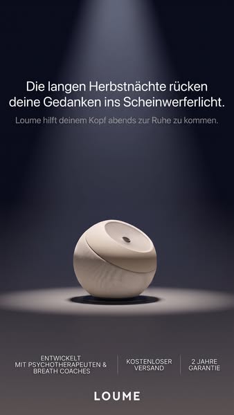 Einschlafen in Minuten.