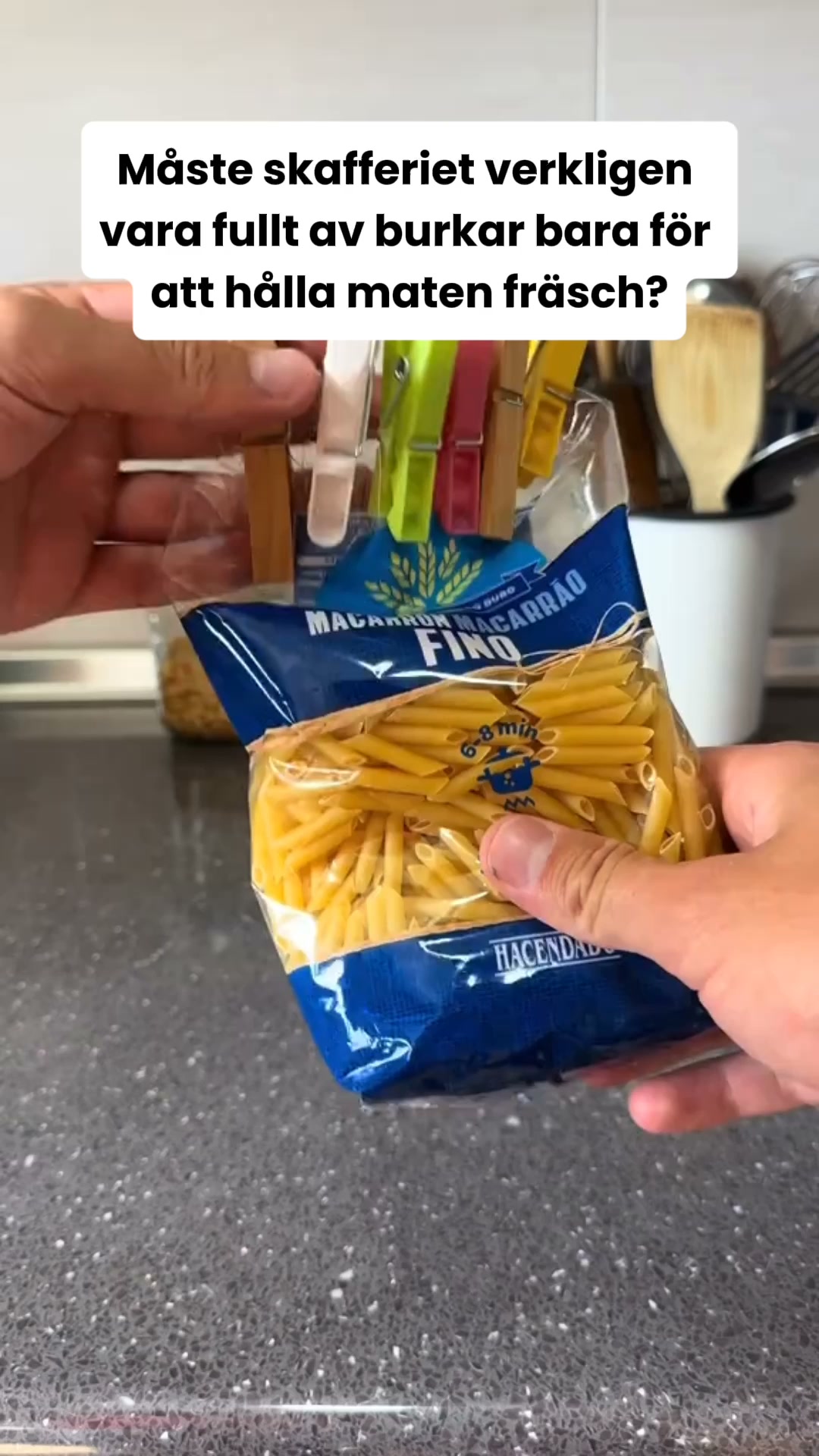 Slipp kaoset bland alla öppna påsar