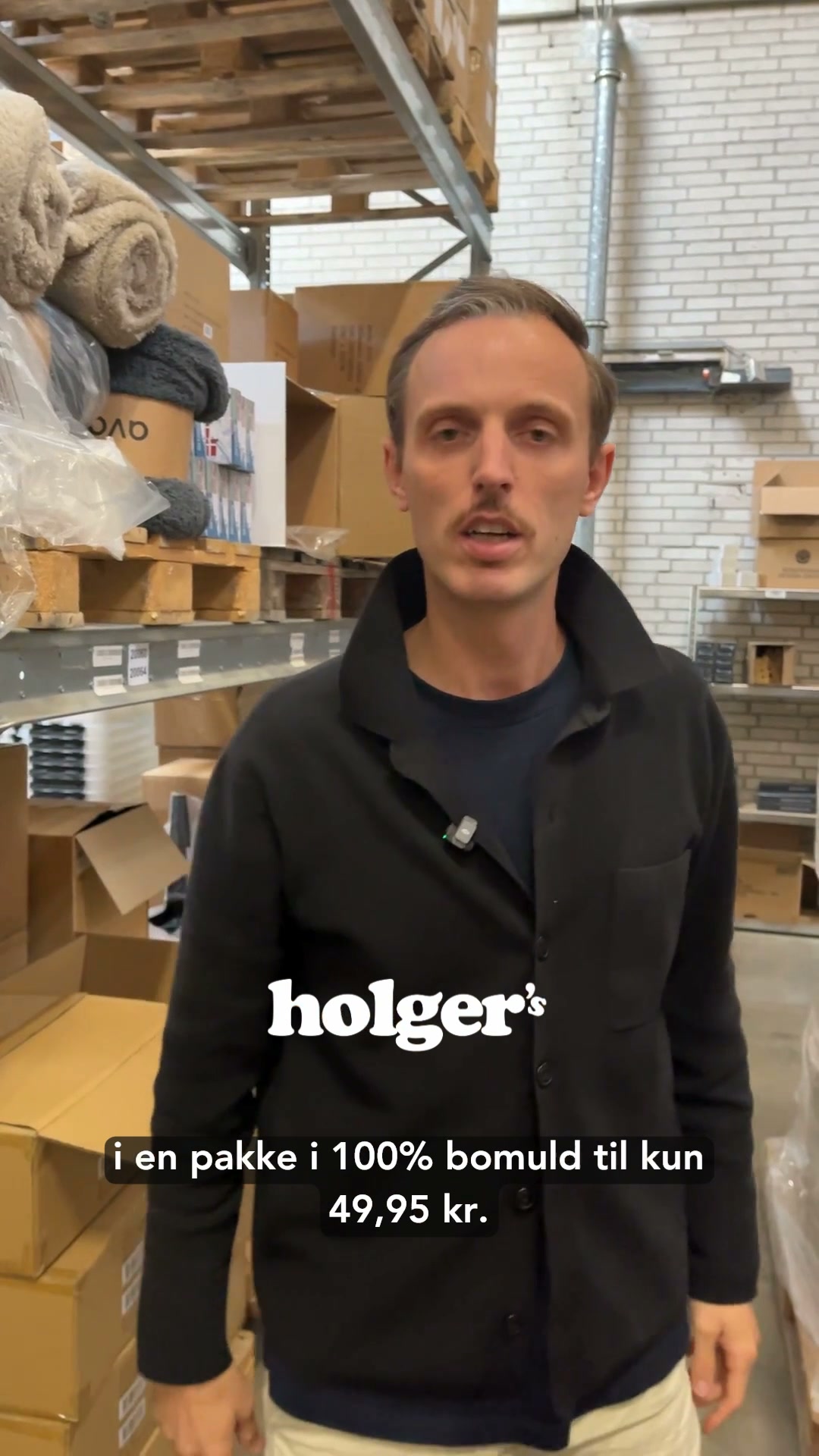 Mundservietter i 100% bomuld