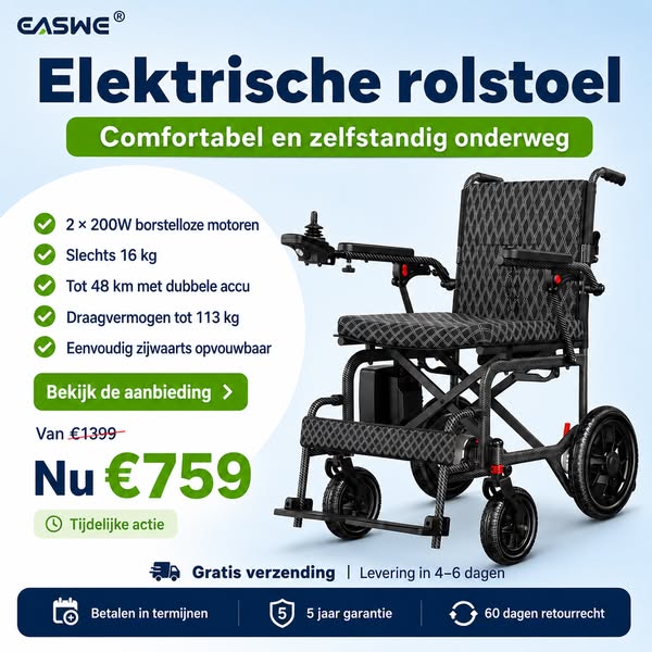 Nu €759 – Meer vrijheid met de Easwe D10