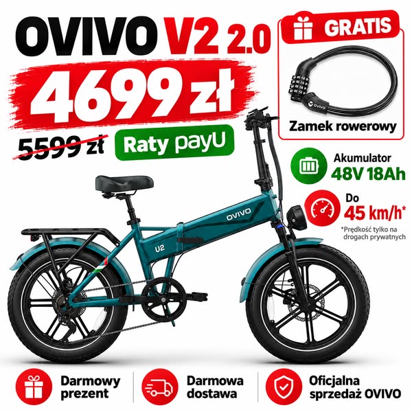 OVIVO V2 2.0 – 4699 zł + GRATIS!