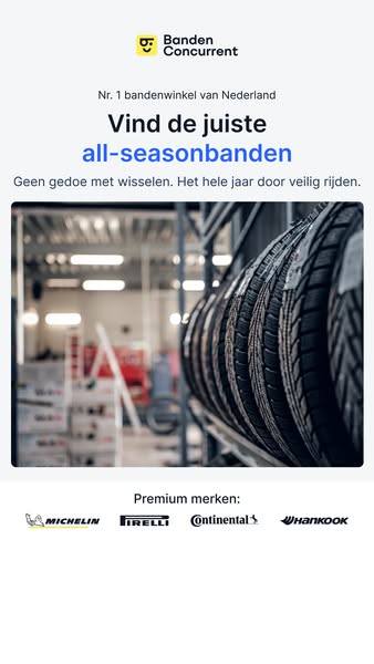 Winterbanden nu op voorraad