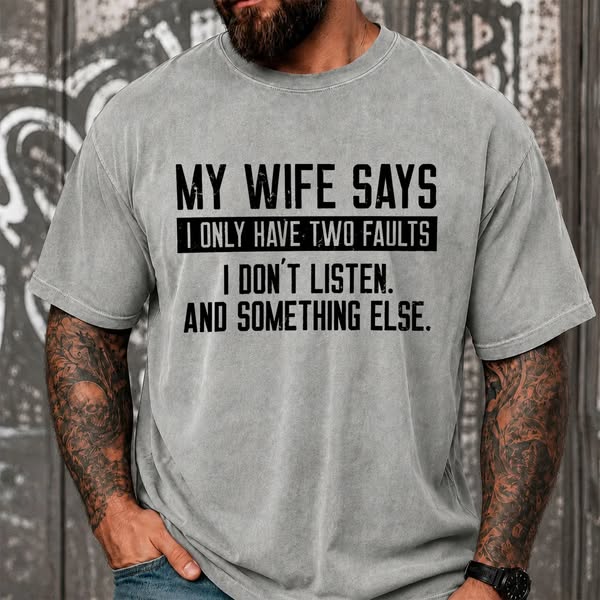 Sarcastic Saying Vintage Washed Oversized T-Shirt