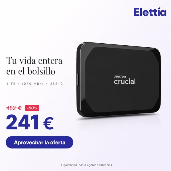 4 TB a mitad de precio