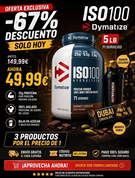 Pack ISO 100 + Regalo - 50% OFF