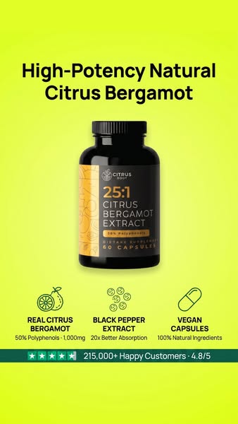 Clinically Dosed Real Citrus Bergamot