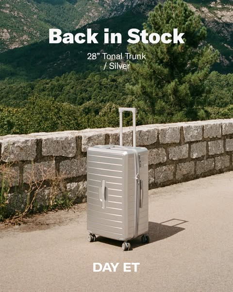 Back in Stock: Large 28" Tonal Trunk Kuffert