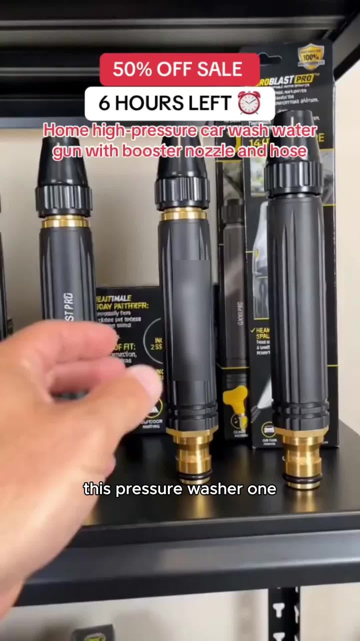 Heavy Duty Adjustable Twist Hose Nozzle Jet Sweeper Nozzle