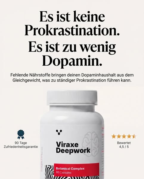 Die Nährstoffe, die Prokrastinierern fehlen