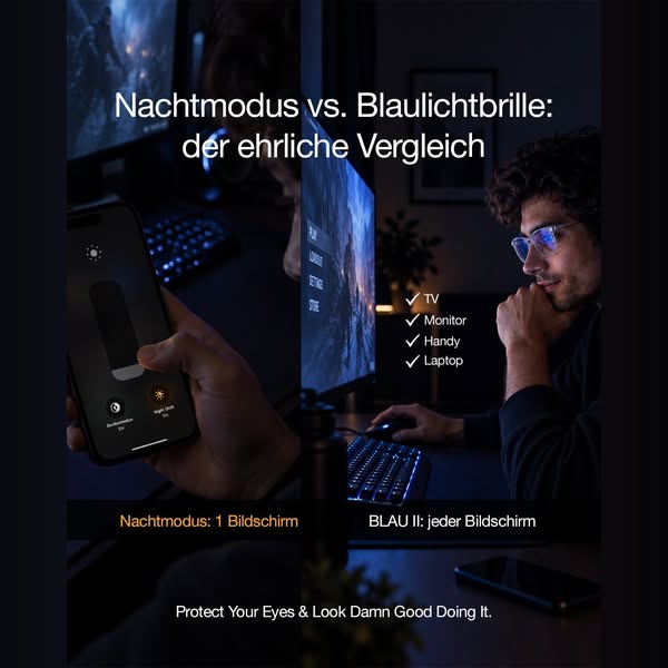 1+1 GRATIS: BLAU II Blaulichtfilterbrille
