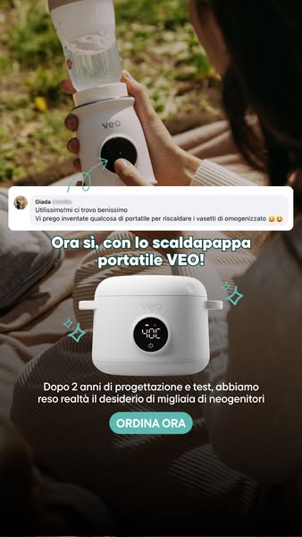 Pappa pronta sempre, ovunque tu sia