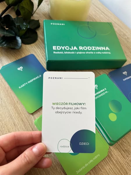 Dziękuję. Jedno słowo, które w rodzinie mówi się za rzadko.