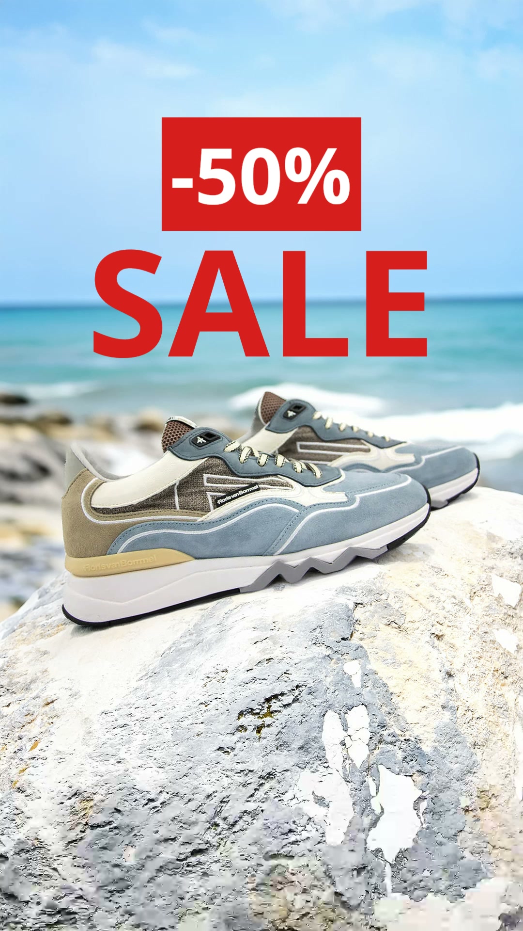 50% korting op heel veel sneakers!
