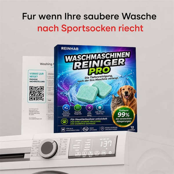 Deine Waschmaschine wird es dir danken
