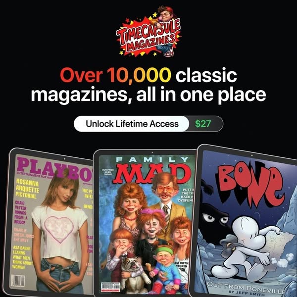 Unlock 10,000+ Vintage Magazines
