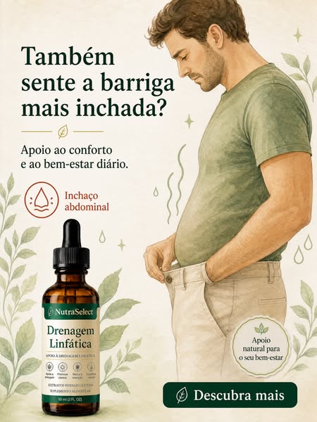 Menos inchaço, Mais leveza. Em cada gota.
