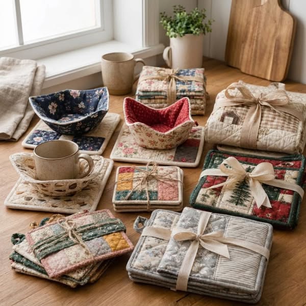 90% Off Quilted Bowl Holder