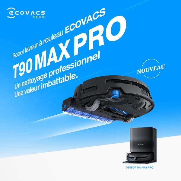 DEEBOT T90 MAX PRO OMNI : Puissance extrême, rapport qualité-prix imbattable.