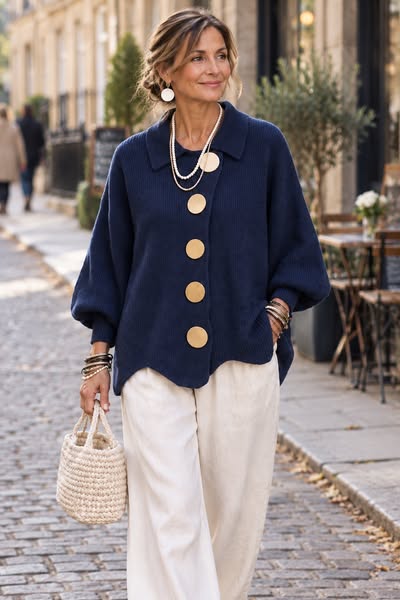 The Cardigan That Actually Fits Right