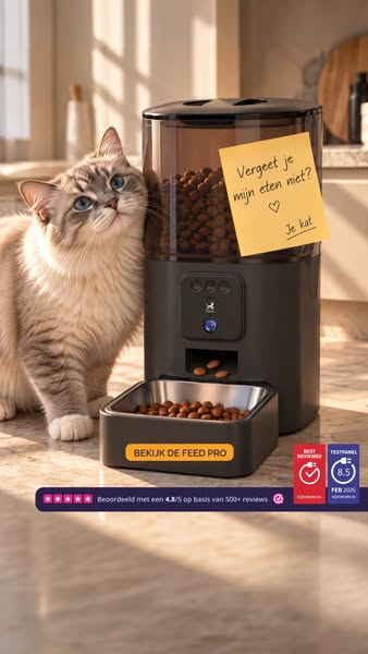 Nooit meer twijfelen of je huisdier gevoed