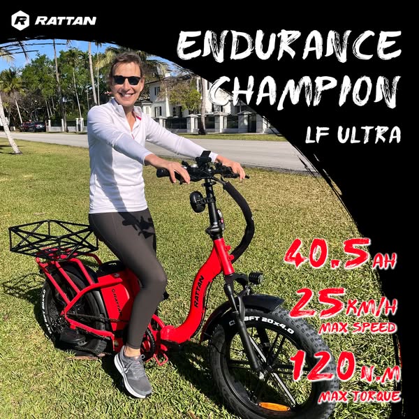 Rattan LF Ultra: 200km Range Ebike