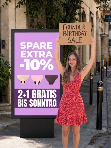 2+1 Gratis + 10% Extra bis Sonntag