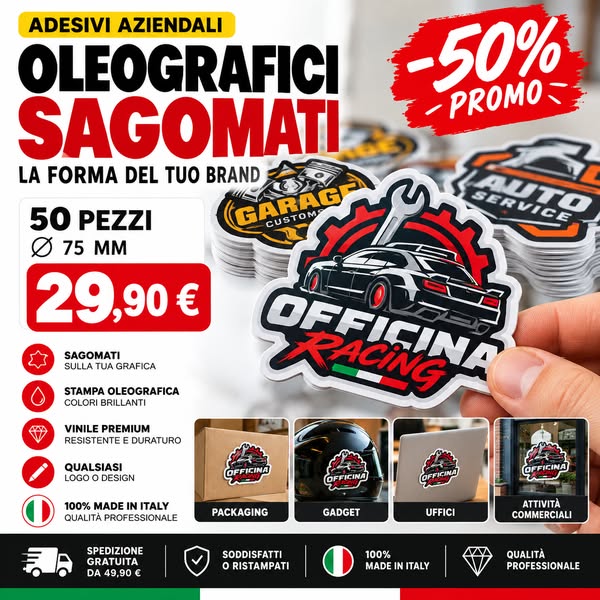 Il tuo brand merita una finitura premium.
