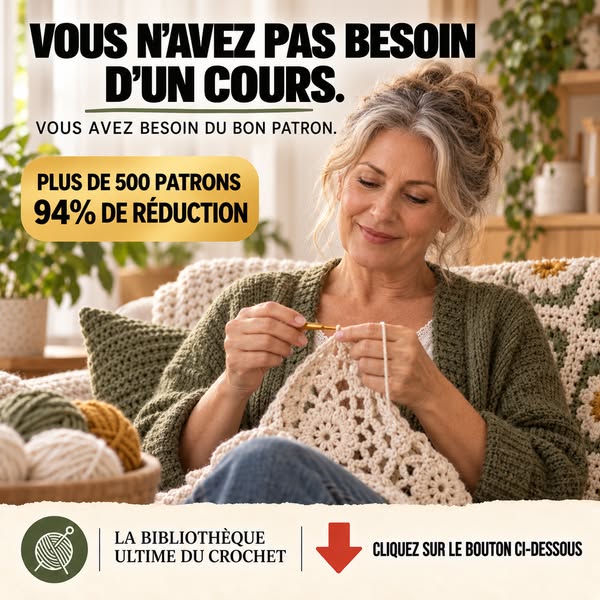 +500 PATRONS DE CROCHET ORGANISÉS AU MÊME ENDROIT
