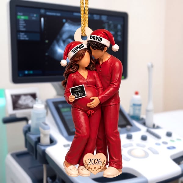 Custom Pregnancy Announcement Ornament