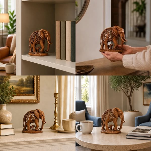 Vintage Old Reindeer Shelf Sitter