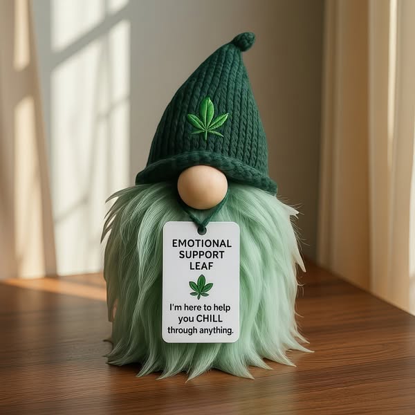 Emotional Support Greenery Gnome – Your Little Botanical extract Companion