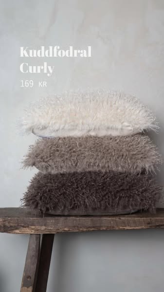 Kuddfodral "Curly", 169 kr