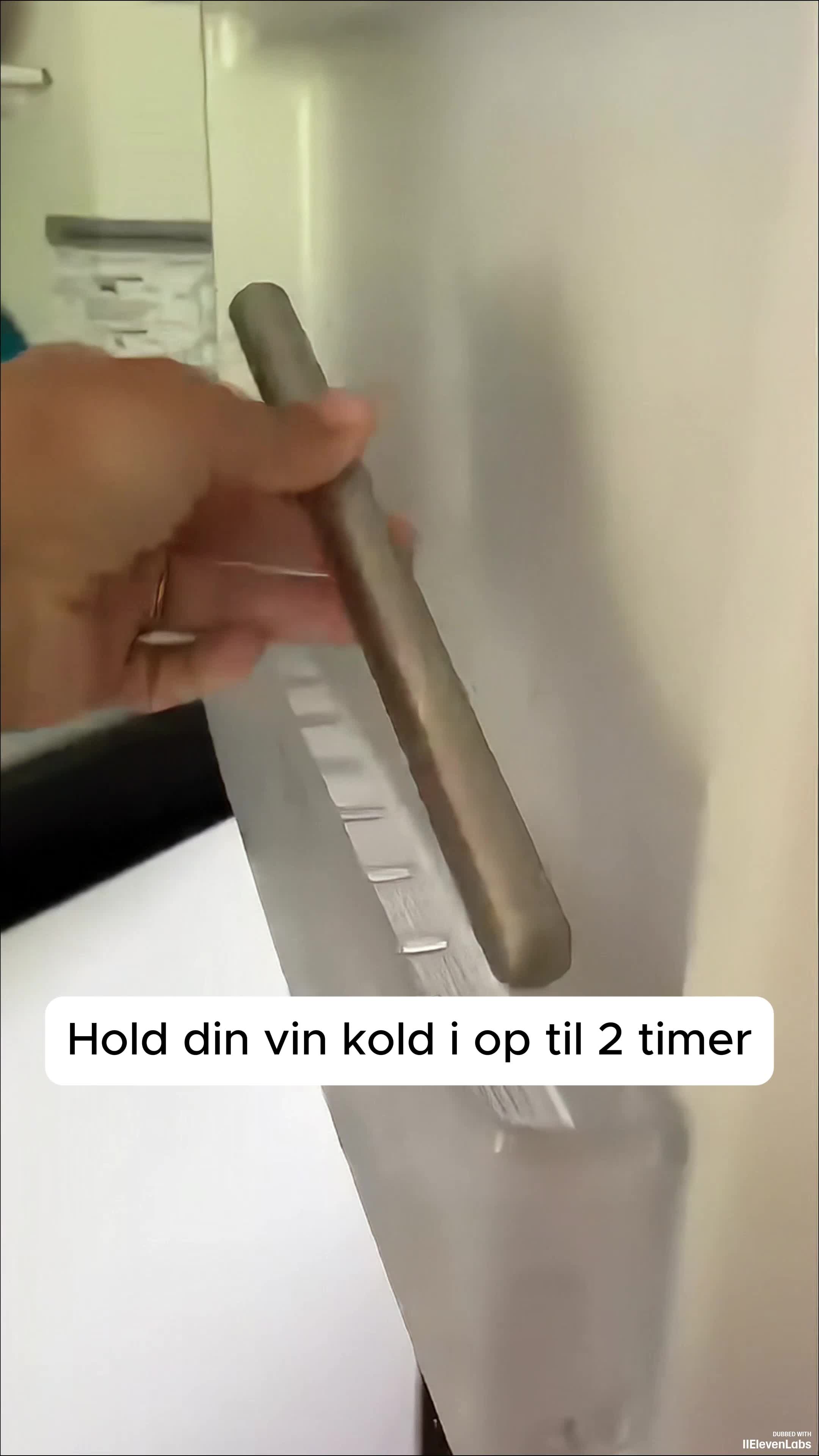 Fra nu af vil din vin altid holde sig kold.